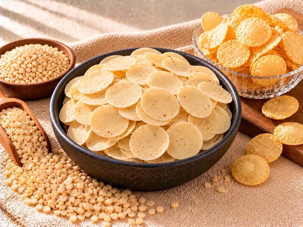 Mini Coin Appalam / Cocktail Papads