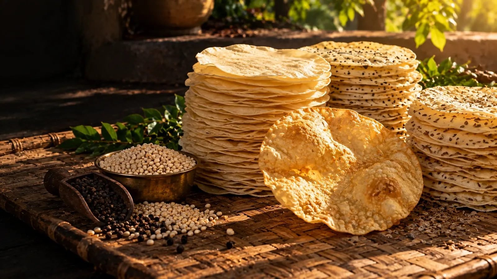 South Indian Appalam and Papads